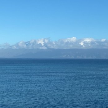 Hololani Resort - Morning view of Molokai - Hotels Near Me - Lahaina, Hawaii