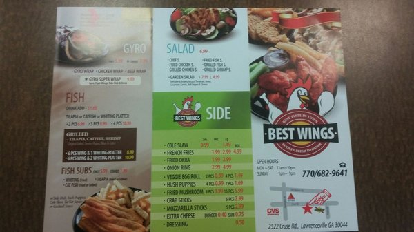 Menu photo 1 Best Wings Lawrenceville, GA Menu photo 1 Best Wings Lawrenceville, GA