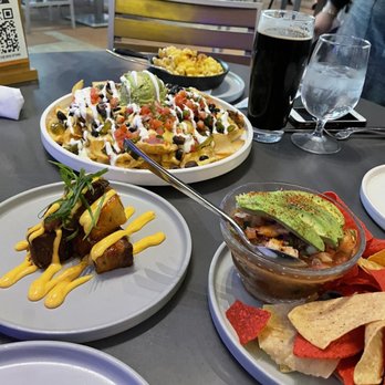 The Front Yard - Potato scoops, ceviche, bacon Mac & cheese, pork bites - Beer Gardens Near Me - Las Vegas, Nevada The Front Yard - Potato scoops, ceviche, bacon Mac & cheese, pork bites - Beer Gardens Near Me - Las Vegas, Nevada