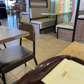 McDonald's - Uneven tables and dirty chairs. - Fast Food Near Me - Del Mar, California