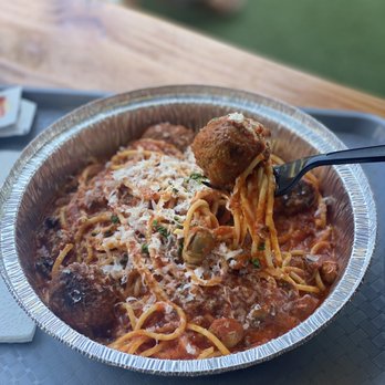 Al Dente - Build your own: spaghetti with meatballs and mushrooms - Italian Near Me - Garden Grove, California Al Dente - Build your own: spaghetti with meatballs and mushrooms - Italian Near Me - Garden Grove, California