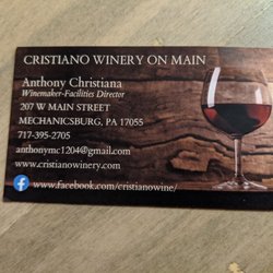 Cristiano Winery On Main