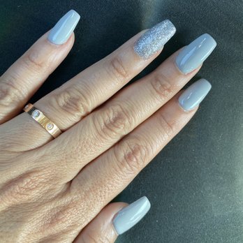 GLO Nail Bar - Presto gel nail color gray by Tim! Love them - Nail Salons Near Me - Costa Mesa, California GLO Nail Bar - Presto gel nail color gray by Tim! Love them - Nail Salons Near Me - Costa Mesa, California