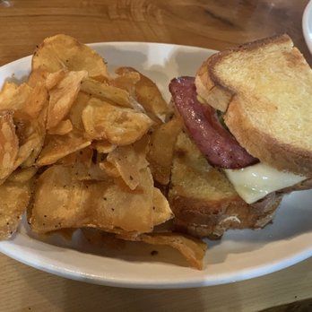 Block and Brew - Cubana sand which with fresh hot house made chips - Pubs Near Me - Knightstown, Indiana