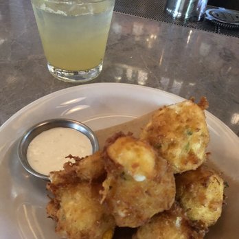 Conner's Kitchen + Bar - Lump Crab Hushpuppies - Breakfast & Brunch Near Me - Indianapolis, Indiana Conner's Kitchen + Bar - Lump Crab Hushpuppies - Breakfast & Brunch Near Me - Indianapolis, Indiana
