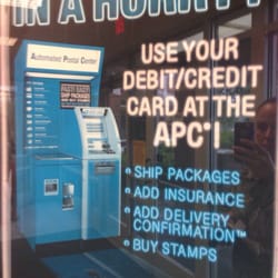 US Postal Service - I get way too excited about the self service kiosks!