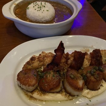 PassionFish Reston - Louisiana Seafood Gumbo Pan Seared Sea Scallops - Seafood Near Me - Reston, Virginia PassionFish Reston - Louisiana Seafood Gumbo Pan Seared Sea Scallops - Seafood Near Me - Reston, Virginia