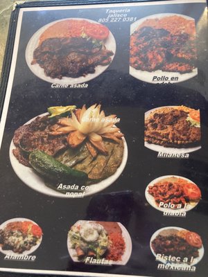 Menu photo 2 Taqueria Jalisco Paso Robles, CA Menu photo 2 Taqueria Jalisco Paso Robles, CA
