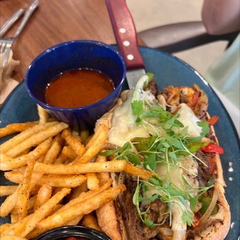 The Lab Collaborative - Birria sandwich - New American Near Me - Oceanside, California The Lab Collaborative - Birria sandwich - New American Near Me - Oceanside, California