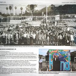La Jolla Elementary School - From LifeStyles in La Jolla Light June 2, 2022 page B19