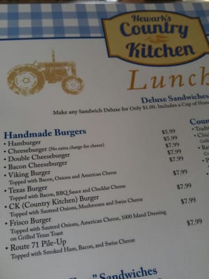 Menu photo 8 Newark's Country Kitchen Newark, IL