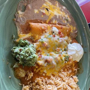Don Pedros Mexican Restaurant - Cheese enchiladas, beans and rice - Mexican Near Me - Washington, Utah