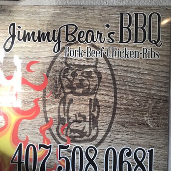 Jimmy Bear's BBQ - Sign - Barbeque Near Me - Saint Cloud, Florida Jimmy Bear's BBQ - Sign - Barbeque Near Me - Saint Cloud, Florida