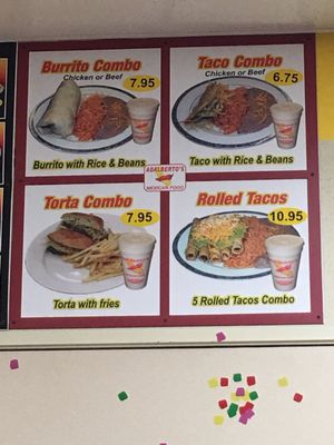 Menu photo 1 Adalberto's Mexican Foods Carmichael, CA
