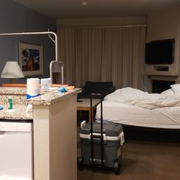 Looking into studio unit from front door Looking into studio unit from front door