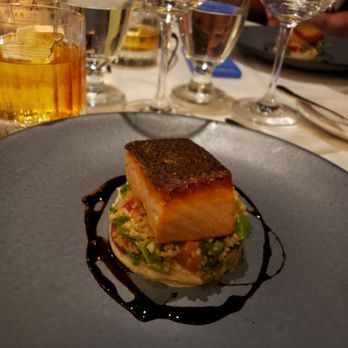 Mizuna - Salmon, nice crispy skin - New American Near Me - Denver, Colorado Mizuna - Salmon, nice crispy skin - New American Near Me - Denver, Colorado