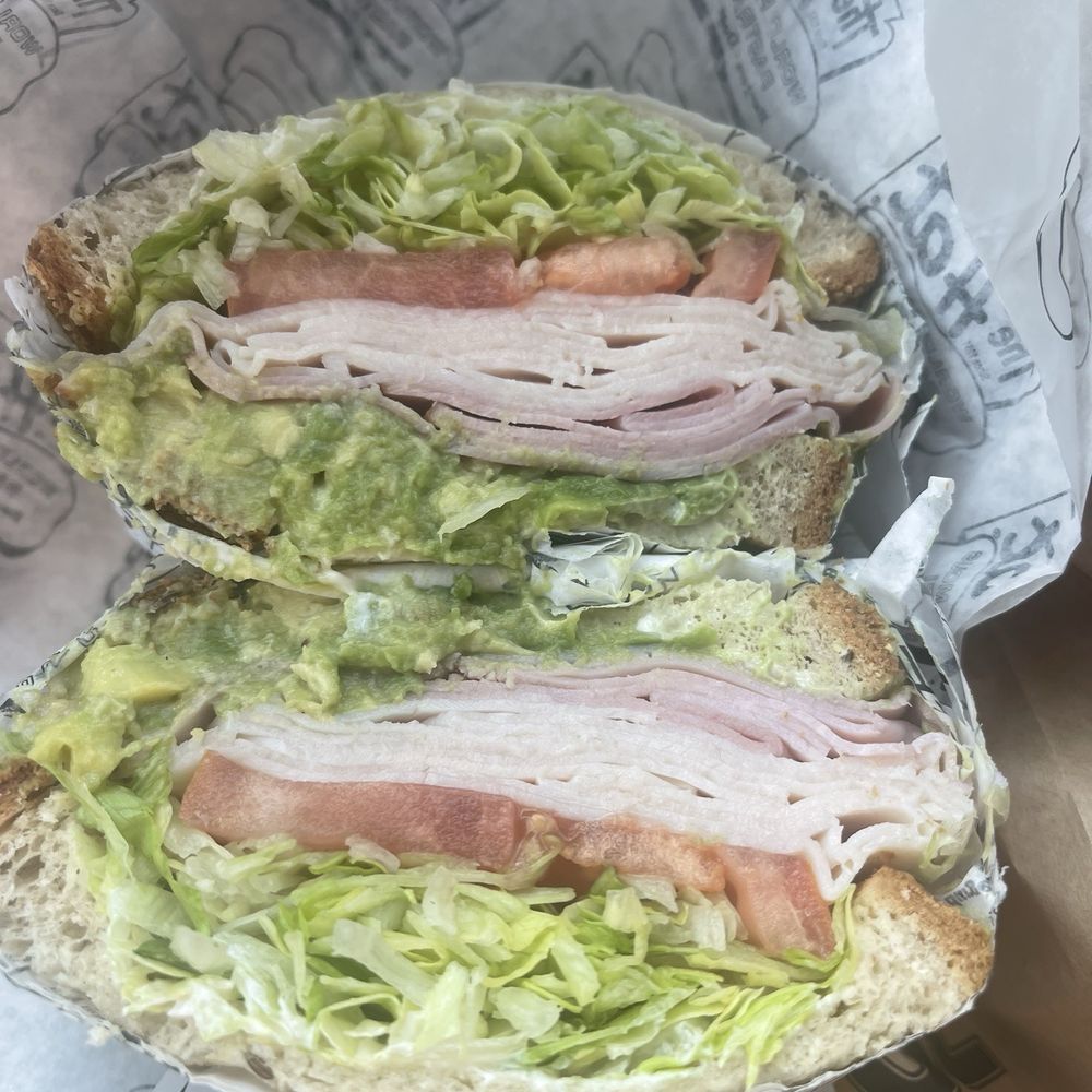 Ham and turkey with avocado Ham and turkey with avocado
