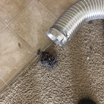 Green Home Cleaning - Dryer vent after cleaning. - Air Duct Cleaning Near Me