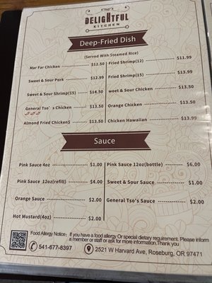 Menu photo 3 Delightful Kitchen Roseburg, OR