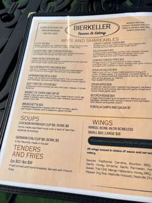 Menu photo 4 Bierkeller Taylor, MI Menu photo 4 Bierkeller Taylor, MI