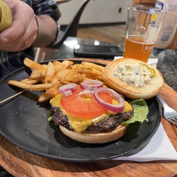 Alaskan Burger & Brew - 1. Cheese Burger - Burgers Near Me - Anchorage, Alaska Alaskan Burger & Brew - 1. Cheese Burger - Burgers Near Me - Anchorage, Alaska