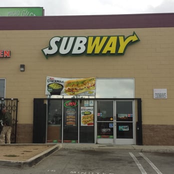 Subway - the entrance of a subway restaurant - Sandwiches Near Me - Los Angeles, California