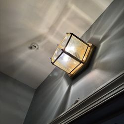 Handy Hero - New light fixture on the ceiling. Bright, solid and perfectly aligned. Electrical install done right.