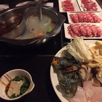Nine Ting - Hotpot buffet with porkbone soup and chilly soup as base - Korean Near Me - Philadelphia, Pennsylvania