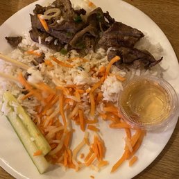 Beef rice plate Beef rice plate