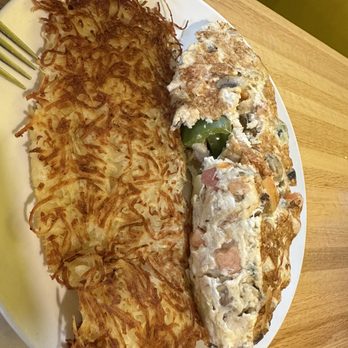 The Churro Waffle - The Ironman Omelette - Breakfast & Brunch Near Me - Chicago, Illinois