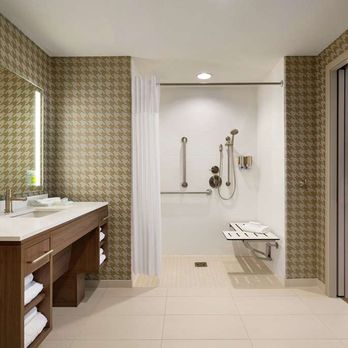 Home2 Suites by Hilton Frederick - Guest room bath - Hotels Near Me - Frederick, Maryland Home2 Suites by Hilton Frederick - Guest room bath - Hotels Near Me - Frederick, Maryland