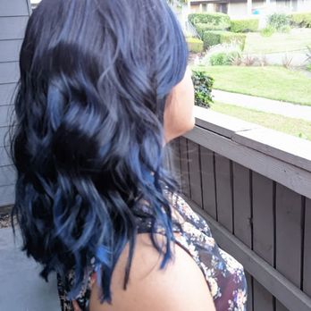 Vicious Streak Salon - Custom blue balayage - Hair Extensions Near Me - Santa Ana, California Vicious Streak Salon - Custom blue balayage - Hair Extensions Near Me - Santa Ana, California