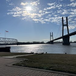 Clat Adams Bicentenial Park - View from the Park Overlooking the Mississippi River