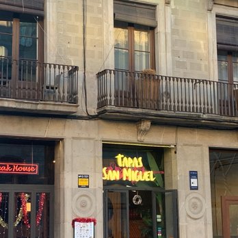 Tapas San Miguel - Front entrance - Tapas Bars Near Me - Barcelona, B Tapas San Miguel - Front entrance - Tapas Bars Near Me - Barcelona, B