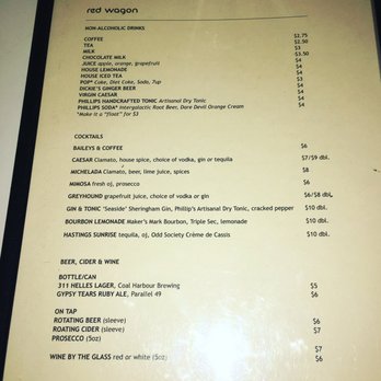 The Red Wagon - Menu 3 - Diners Near Me - Vancouver, British Columbia The Red Wagon - Menu 3 - Diners Near Me - Vancouver, British Columbia