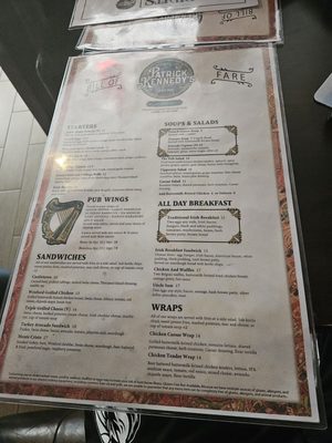 Menu photo 3 Patrick Kennedy's Irish Pub Dallas, TX Menu photo 3 Patrick Kennedy's Irish Pub Dallas, TX