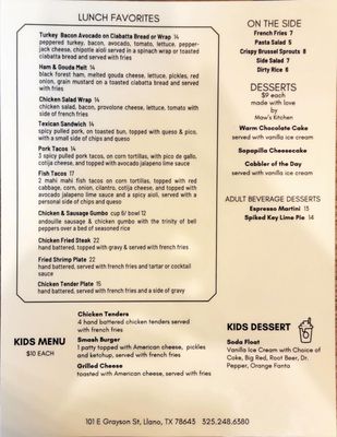 Menu photo 5 The Barrel House Llano, TX Menu photo 5 The Barrel House Llano, TX