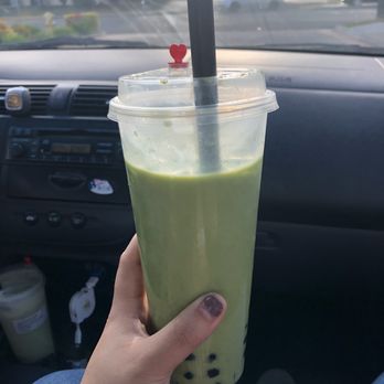 CAFFE:iN - thai green milk tea with honey boba aka my favorite - Coffee & Tea Near Me - Union City, California