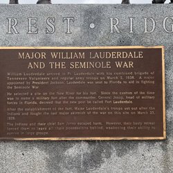 Major William Lauderdale and the Seminole War