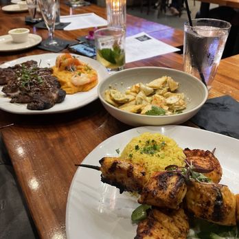 The Olive Restobar - chicken kabob & surf and turf - Mediterranean Near Me - Downey, California