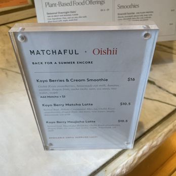 Matchaful - Specials summer 2023 - Coffee & Tea Near Me - New York, New York