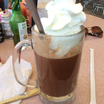 Hacker's Grill - Excellent hot chocolate. Do I want whipped cream? Uh, duh! - American Near Me - Apache Junction, Arizona