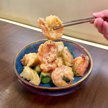 The Tang - Upper West Side - Fried Tiger Prawn with Salted Egg Yolk - Noodles Near Me - New York, New York