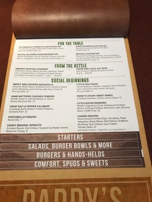 Menu photo 6 Paddy's American Grille Portsmouth, NH Menu photo 6 Paddy's American Grille Portsmouth, NH
