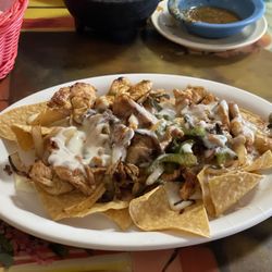 Don Julio’s - Chicken fajita nachos with grilled jalapeños