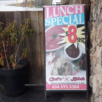 Chefs Kebab - Sign - Indian Near Me - Surrey, British Columbia