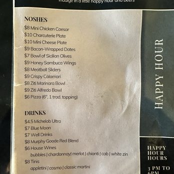 Pesto's - Happy hour menu - Pizza Near Me - Chandler, Arizona