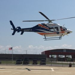 Mercy Flight - The new Bell 429 - so cool seeing it fly today for a test run!