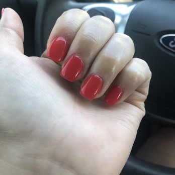 Gorgeous Nails Salon - Gel Manicure - full set (color is: OPI Cajun shrimp) - Nail Salons Near Me - Cambridge, Massachusetts Gorgeous Nails Salon - Gel Manicure - full set (color is: OPI Cajun shrimp) - Nail Salons Near Me - Cambridge, Massachusetts
