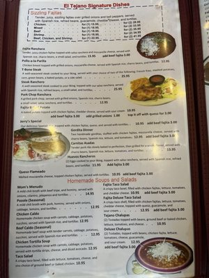 Menu photo 4 El Tejano Channelview, TX